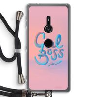 Girl boss: Sony Xperia XZ2 Transparant Hoesje met koord