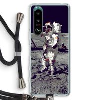 Spaceman: Sony Xperia 5 III Transparant Hoesje met koord Spaceman: Sony Xperia 5 III Transparant Hoesje met koord