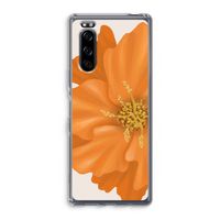 Orange Ellila flower: Sony Xperia 5 Transparant Hoesje