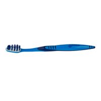 Tandenborstel met verwisselbare kop, medium, blauw Maat: