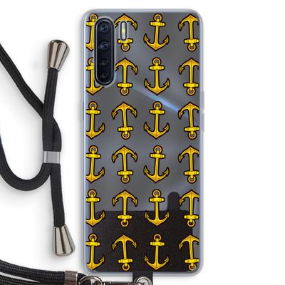 Musketon Anchor: Oppo A91 Transparant Hoesje met koord
