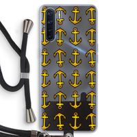Musketon Anchor: Oppo A91 Transparant Hoesje met koord