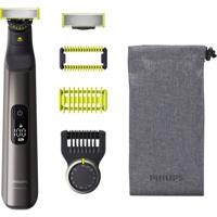 Philips QP6551/15 OneBlade Pro Face and Body Trimmer Chroom/Groen - thumbnail