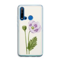 Purple poppy: Huawei P20 Lite (2019) Transparant Hoesje