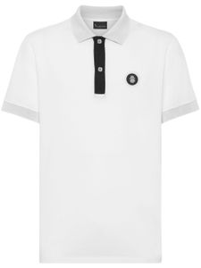 Billionaire polo à motif brodé - Blanc