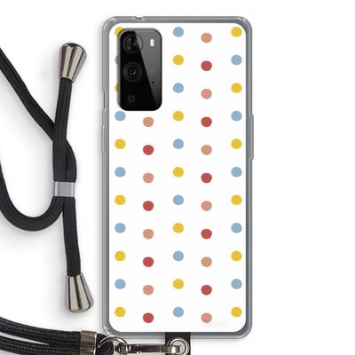 Bollen: OnePlus 9 Pro Transparant Hoesje met koord