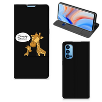 OPPO Reno4 Pro 5G Magnet Case Giraffe - thumbnail