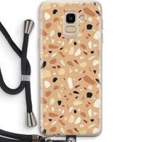 Terrazzo N°17: Samsung Galaxy J6 (2018) Transparant Hoesje met koord