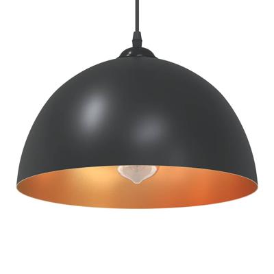 Hanglampen 2 st In hoogte verstelbaar E27 30 cm metaal zwart
