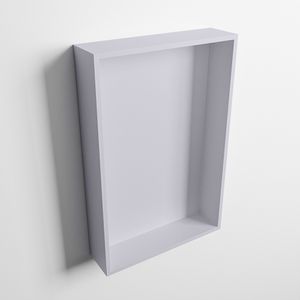 MONDIAZ EASY Nis 44,5x29,5cm in solid surface kleur Cale | Cale. 1 vak geschikt voor in- of opbouw