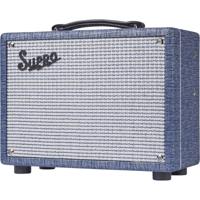 Supro 1605RJ '64 Reverb Blue Rhino Hide gitaarversterker combo - thumbnail