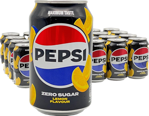 Pepsi Zero Sugar Lemon (24 x 330 ml)