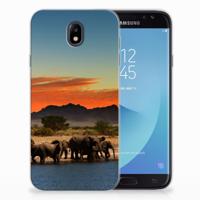 Samsung Galaxy J7 2017 | J7 Pro | TPU Hoesje | Olifanten