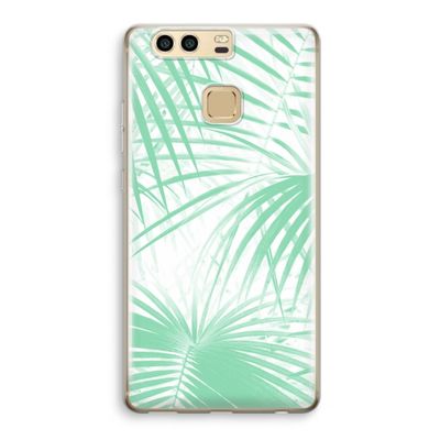 Palmbladeren: Huawei P9 Transparant Hoesje