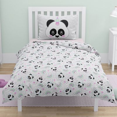 Panda Dekbedovertrek Unicorn - Eenpersoons - 140 X 200 Cm - Katoen