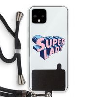 Superlady: Pixel 4 Transparant Hoesje met koord