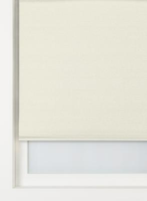 HEMA Rolgordijn uni verduisterend gekleurde achterzijde creme (creme)