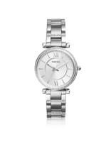 Fossil Heren Carlie Three-Hand roestvrijstalen horloge ES4341
