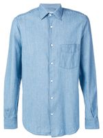 ASPESI chemise classique en jean - Bleu