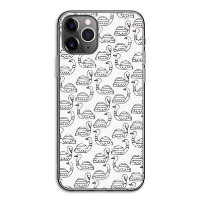 Zwanen: iPhone 11 Pro Transparant Hoesje