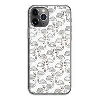 Zwanen: iPhone 11 Pro Transparant Hoesje