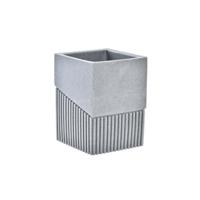 Tandenborstelhouder DKD Home Decor Grijs Hars 7,6 x 7,6 x 10 cm - thumbnail