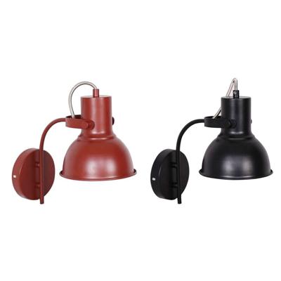 Muurlamp DKD Home Decor 15 x 20 x 28 cm 16,5 x 26 x 28 cm Rood Zwart Metaal 220 V 50 W Loft (2 Stuks)