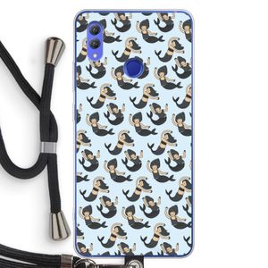 Zeemeermin: Honor Note 10 Transparant Hoesje met koord