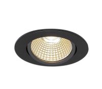 NEW TRIA rond zwart 1xLED 1800-3000K