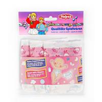 Heless Poppenluiers roze - 3st, 28-35 cm