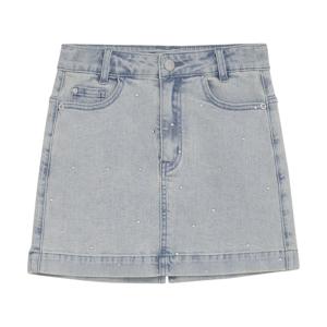 Indian Blue Jeans Zomer jeans rok meisjes - blauw - studs