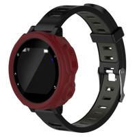 Effen kleur siliconen horloge beschermhoes voor de Garmin F235 / F750(Red)