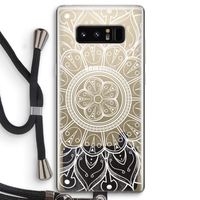 Roses Are Red: Samsung Galaxy Note 8 Transparant Hoesje met koord