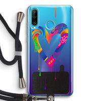 Melts My Heart: Huawei P30 Lite Transparant Hoesje met koord