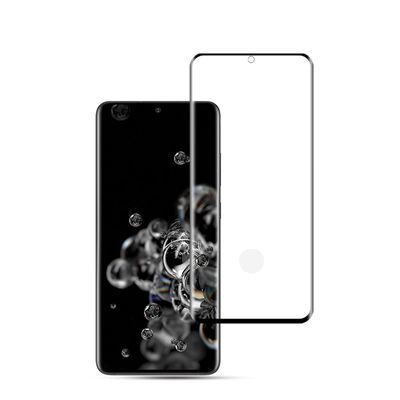 Voor Galaxy S20 Ultra mocolo 0 33 mm 9H 3D Curved Full Screen Tempered Glass Film fingerprint Unlock Ondersteuning
