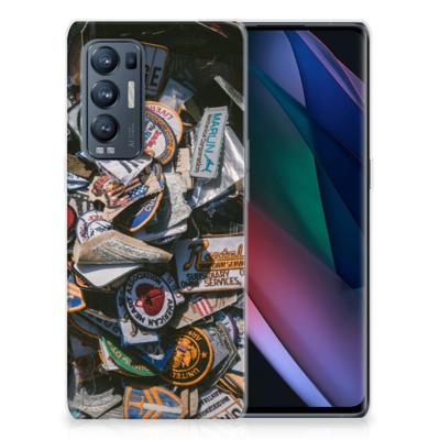 OPPO Find X3 Neo | Siliconen hoesje | met foto Badges