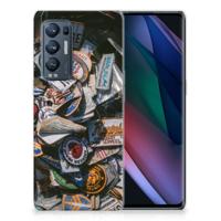 OPPO Find X3 Neo | Siliconen hoesje | met foto Badges