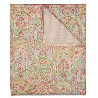 Pip Studio Jabali Flower Quilt Koraalrood