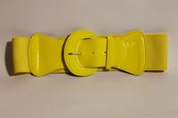 Stretchriem neon geel