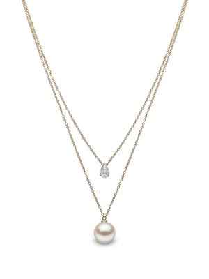 Yoko London collier Starlight en or 18ct serti de perles et diamants