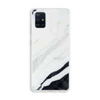 Elegante marmer: Galaxy A51 4G Transparant Hoesje