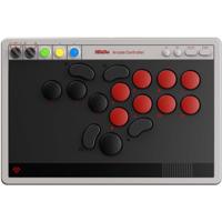8BitDo arcade controller (grijs/rood, 2.4 ghz / bluetooth / usb, nintendo switch, pc)