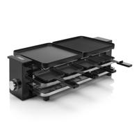 Princess 162925 Raclette Piano Black 8 gourmetstel