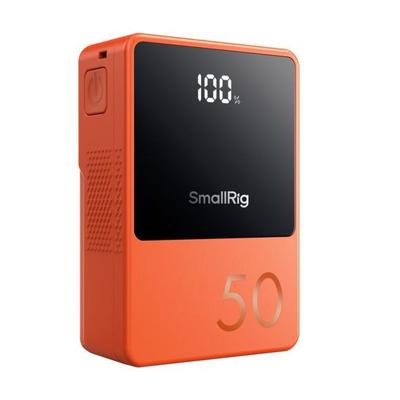 SmallRig 4871 VB50 mini V Mount Battery oranje