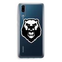 Angry Bear (white): Huawei P20 Transparant Hoesje