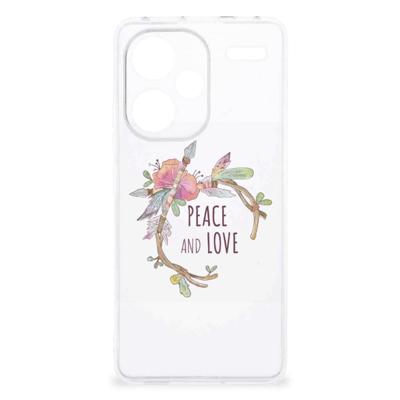 Xiaomi Redmi Note 13 Pro Plus Telefoonhoesje met Naam Boho Text Xiaomi Redmi Note 13 Pro Plus Telefoonhoesje met Naam Boho Text