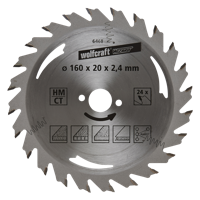Wolfcraft Handcirkelzaagblad | HM | 24 Zähne | Ø160mm | 1 stuk - 6468000 Wolfcraft Handcirkelzaagblad | HM | 24 Zähne | Ø160mm | 1 stuk - 6468000