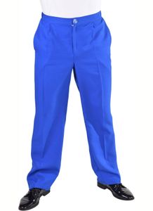 Broek recht kobalt