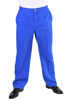 Broek recht kobalt