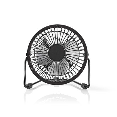 Nedis Tafelventilator | 100 mm | 3 W | 1 Snelheid | Zwart | 1 stuks - FNDK1BK10 FNDK1BK10